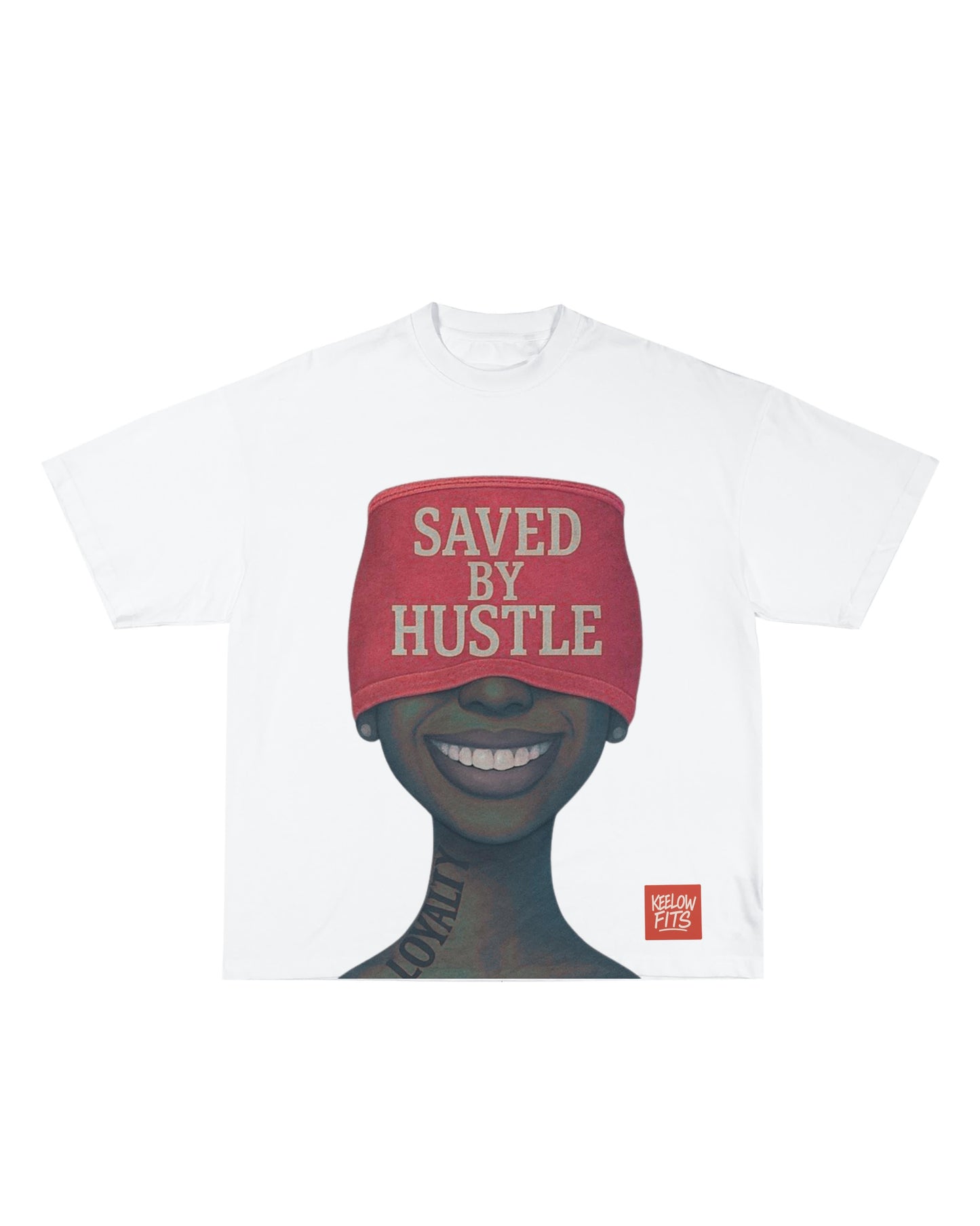 Saved by hustle tee