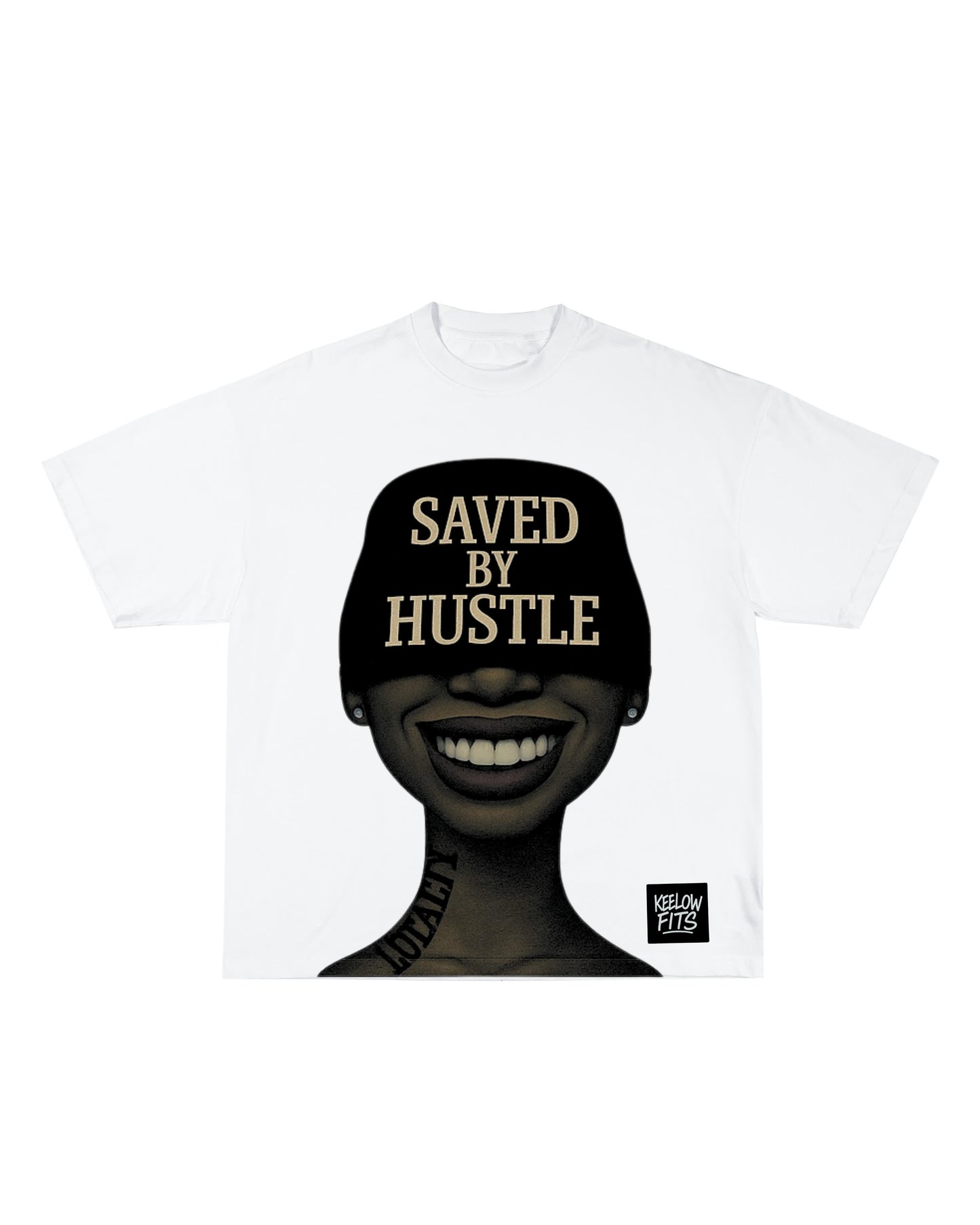 Saved by hustle tee