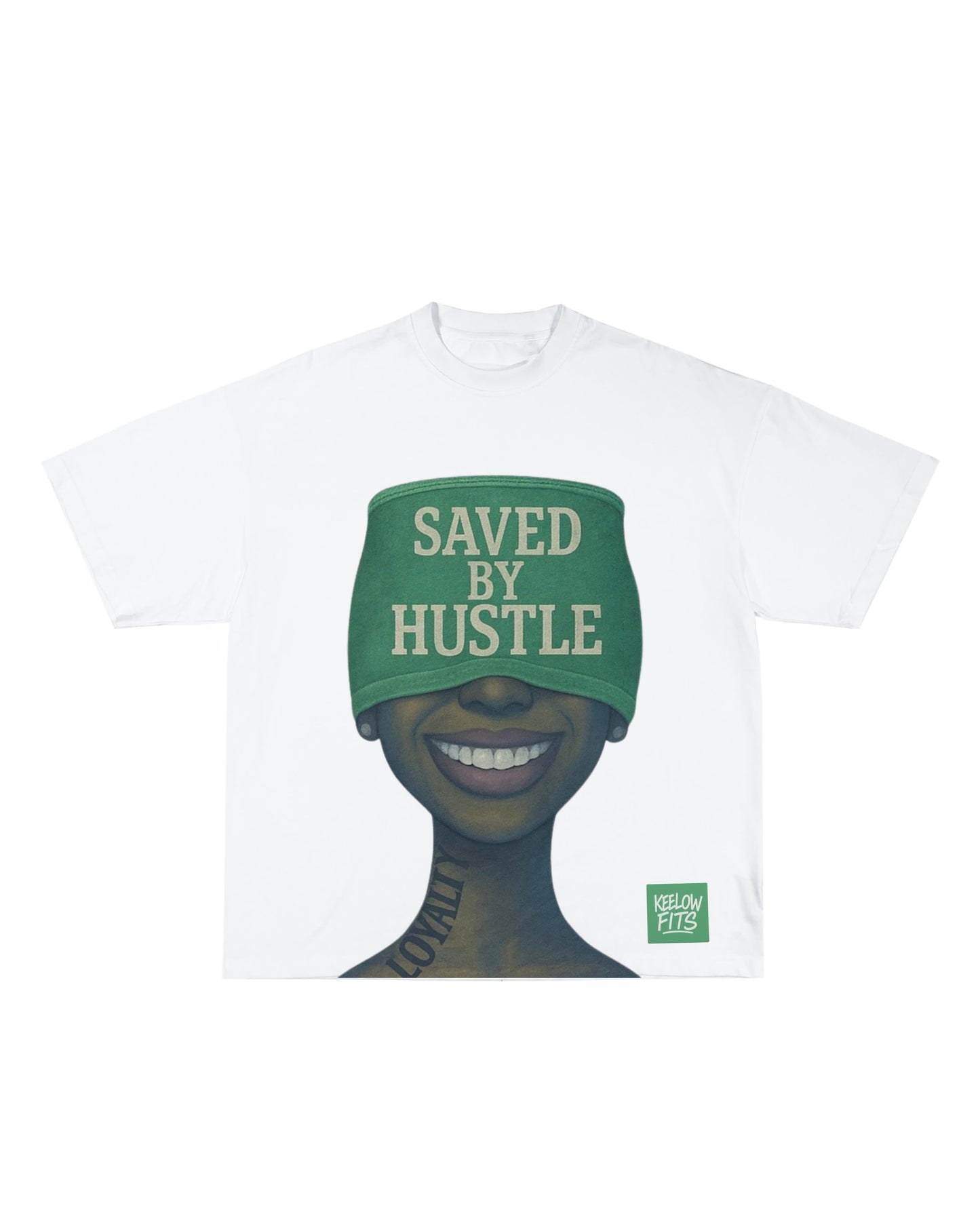Saved by hustle tee